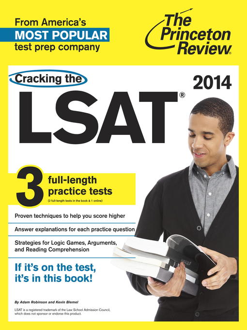 Title details for Cracking the LSAT with 3 Practice Tests, 2014 Edition by Princeton Review - Available